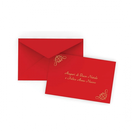 BIGLIETTI AUGURI ROSSI CON BUSTE Foto prodotto